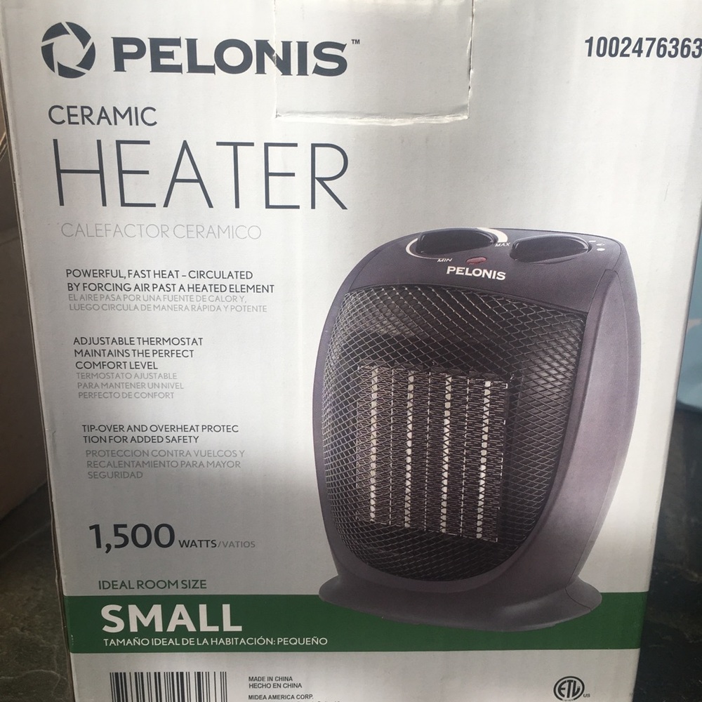 Brand New - Pelonis Ceramic Heater 1500 watts